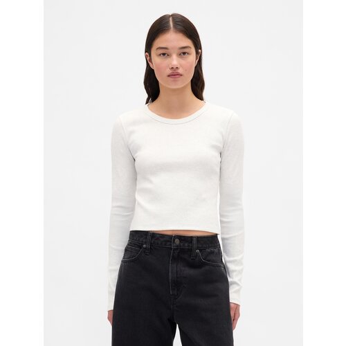 GAP Ribbed Crop T-Shirt - Women's Cene