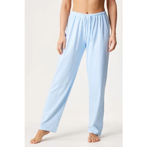 Astratex Bombažne pižama hlače Blue Dream