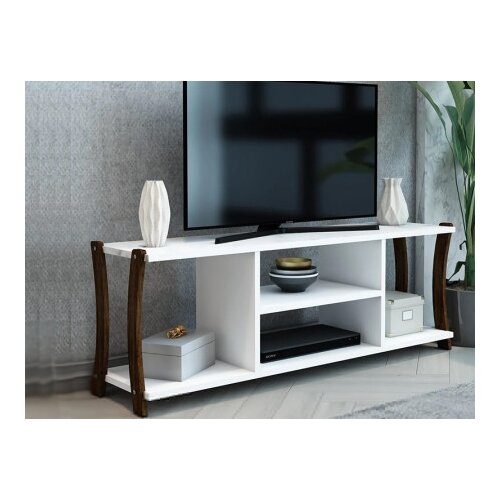 Futrix Tv komoda noge masiv bor braon - bela ( 34055 ) Slike