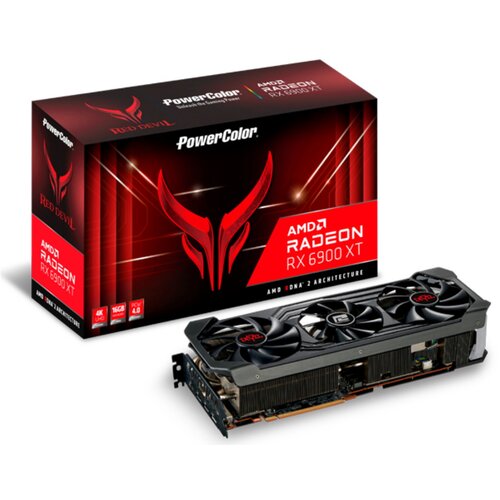 Powercolor Red Devil RX 6900XT AXRX 6900XT 16GBD6-3DHE/OC AMD/16GB/GDDR6/256bit/crna Cene