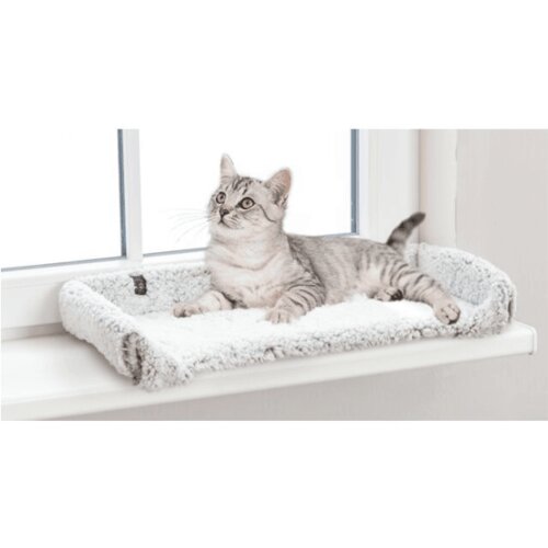 Trixie Ležaljka za Prozor Calida 60&#215;25cm Siva Cene