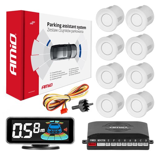 Amio Set parking senzora 8/1 sa 3D LED displejom Cene