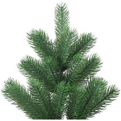  Umjetno drvce kavka&amp;scaron;ka jela LED s kuglicama zeleno 150 cm Slike