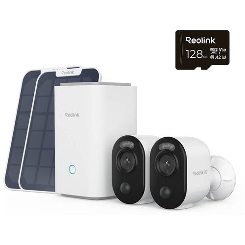 Reolink komplet 2 nadzornih kamer in bazne postaje B350, 8MP, solarna Cene