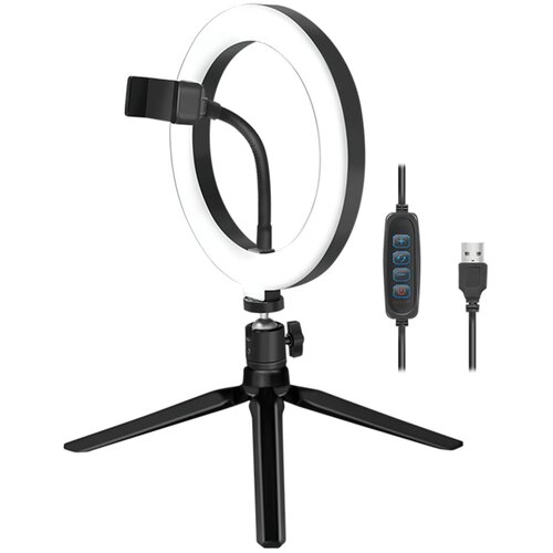 Logilink Smartphone ring light with tripod and controller, 20 cm, AA0158 Slike