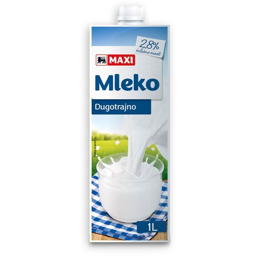Maxi Mleko sterilizovano 2,8%mm 1l Cene
