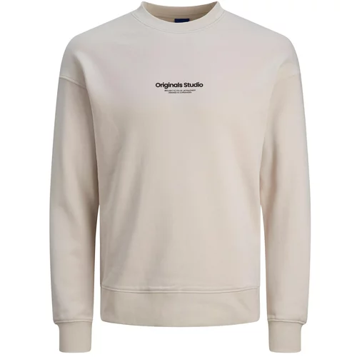Jack & Jones Sweater majica 'Vesterbro' bež / crna
