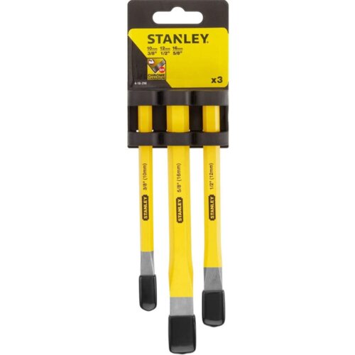Stanley 4-18-298 3-delni set dleta/sekača za metal Slike