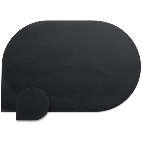 Kela PODMETAČ ZA STOL EDEL, 45x30x0,17cm PU-KOŽA CRNA Slike