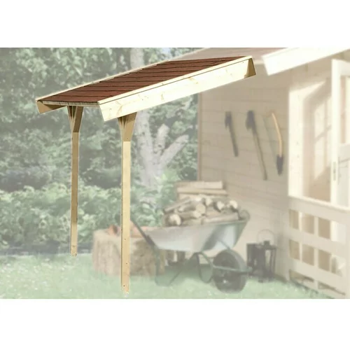 WEKA Set bočnog krova za vrtnu kućicu (Namijenjeno za: vrtna kućica od D: 300 cm)