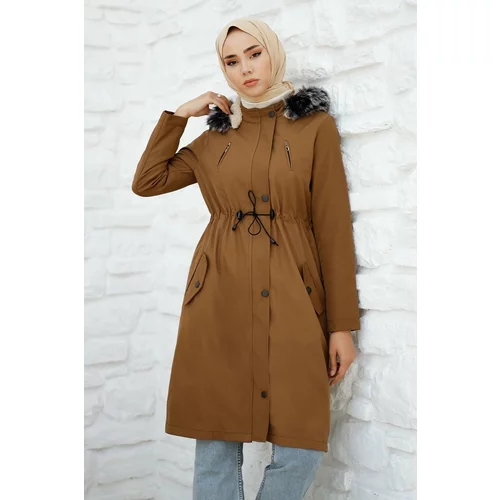 InStyle Shearling Für Coat - Brown