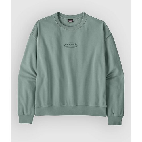 Patagonia 95 Oval Logo Daily Crew Sweater cover green Cene