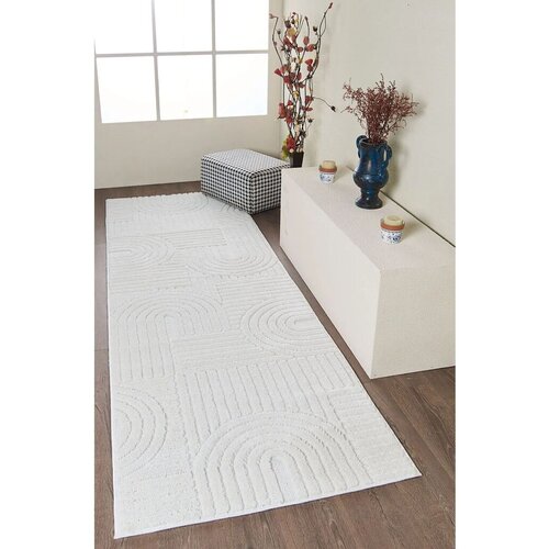 Conceptum Hypnose tepih 691B, pravougaoni, 120x450 cm, bež Cene