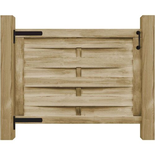  Vrata od impregnirane borovine 100 x 75 cm zelena Slike