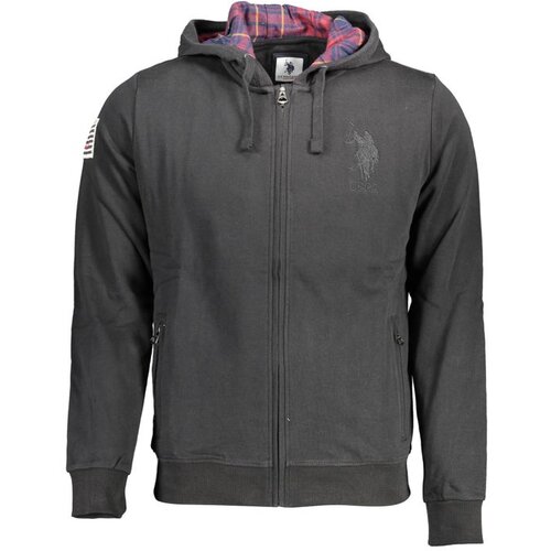 U.S. Polo Assn. US POLO SWEATSHIRT WITH ZIP BLACK MAN Cene