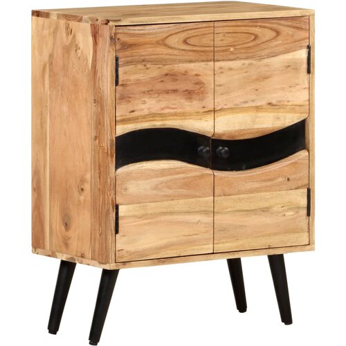 The Living Store Komoda 57x34x75 cm trden akacijev les - Komoda, (21663337) Slike