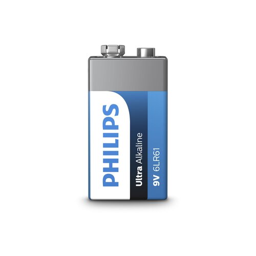 Philips 6LR61E1B/10 Ultra Alkaline 9V 1 baterija Slike