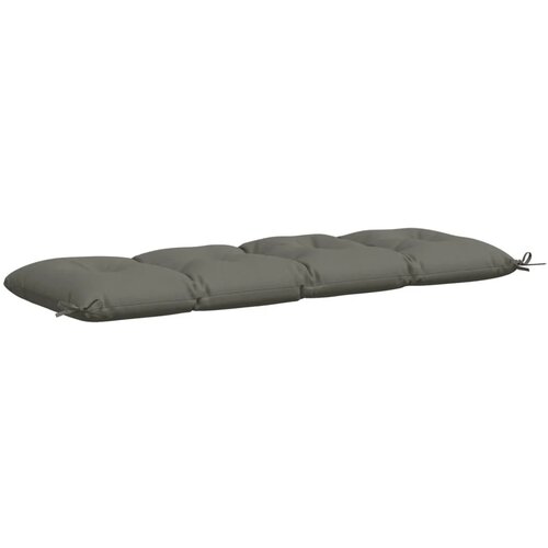  Jastučići za klupe VIANEN 2 kom. 100% poliester Siva - Siva 150 x 50 x 12 cm Slike