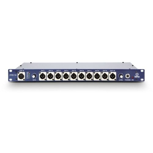 Palmer PB 10 Press Patch Box 10-Channel - - Audio-Kondric Cene