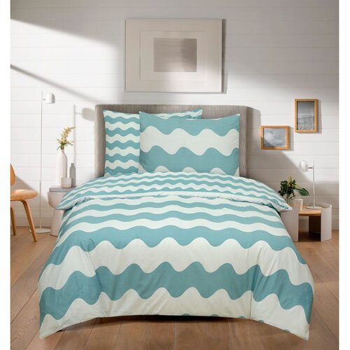 ESSENZA SLEEP 634673-POSTELJINA MARINE 140X200 + 60X80 CM VALOVI PLAVI Cijene