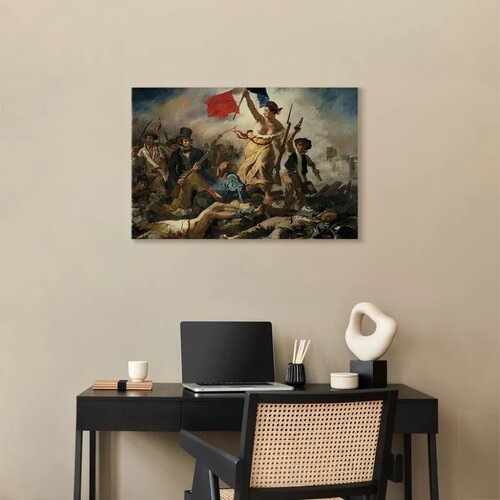  Slika - Eug&amp;egrave;ne Delacroix &amp;ndash; Liberty Leading the People 30x20 Premium Print Slike