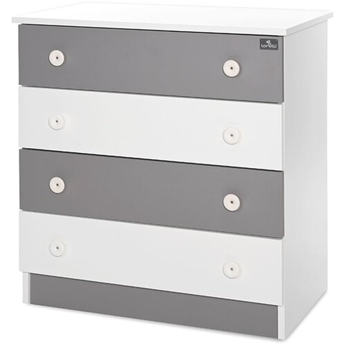 Lorelli DRESSER NEW Dječja Komoda White/Stone Grey Slike