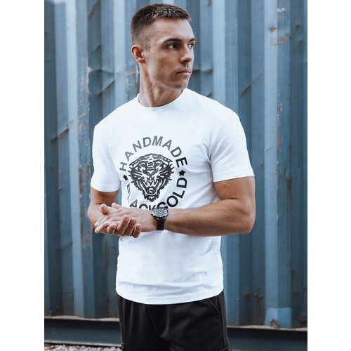 DStreet Men&amp;#039;s T-shirt with white print Slike