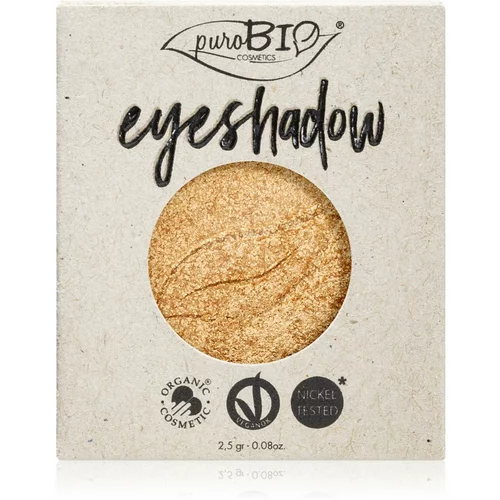 puroBIO cosmetics Kompaktno sjenilo za oči REFILL - 24 Oro (svetljucava) REFILL