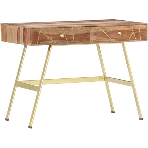  Pisaći stol s ladicama 100 x 55 x 75 cm masivno drvo akacije Cene