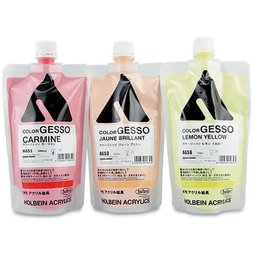  Akrilna barva Gesso - HOLBEIN 300 ml / različne barve (medij za platno)