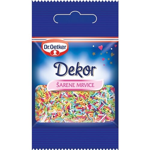 Dr. Oetker Dekor šarene mrvice 10g Cene