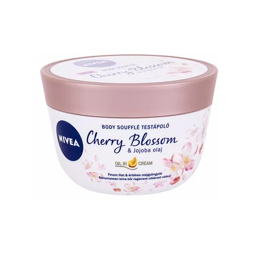 Nivea body Soufflé cherry blossom & jojoba oil vlažilni sufle za telo 200 ml za ženske
