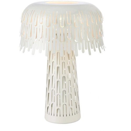 Marksl&amp;ouml;jd Bijela stolna lampa s metalnim sjenilom (visina 38 cm) Verbera &amp;ndash; Slike