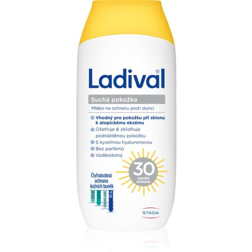 Ladival Dry Skin za&amp;scaron;titno mlijeko za za&amp;scaron;titu od sunca SPF 30 200 ml Slike