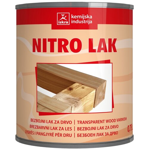 Iskra Brzosu&amp;scaron;ivi lak Nitro bezbojni sjajni 0,75 l Slike