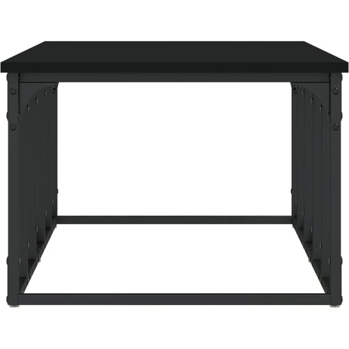  Stolić za kavu crni 100 x 50 x 35,5 cm od konstruiranog drva Slike