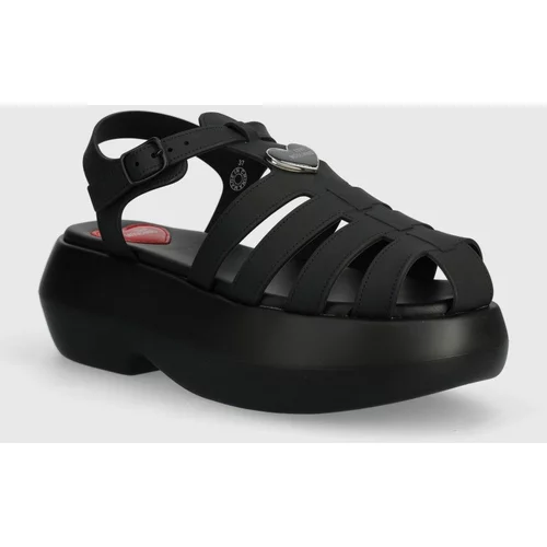 Love Moschino Sandale za žene, boja: crna, s platformom, JA16247I0II38000