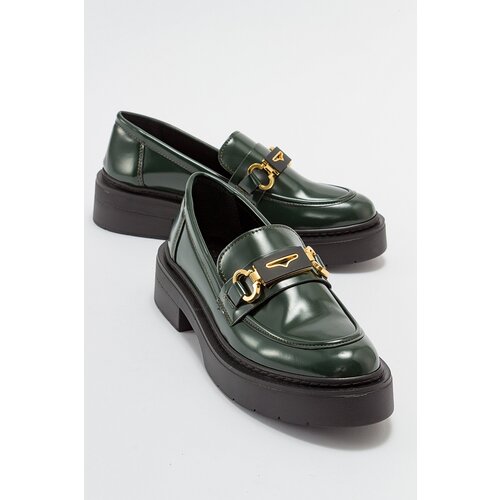 LuviShoes UNTE Green Turning Women's Loafer Cijene