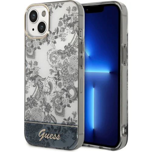 Guess GUHCP14MHGPLHG ovitek za iPhone 14 Plus - Toile De Jouy - Porcelanasta kolekcija