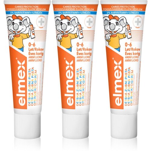 Elmex Caries Protection Kids pasta za zube za djecu 3 x 50 ml Slike