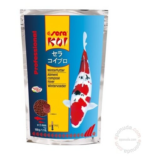 Sera hrana za koi šarane Koi Professional Winter, 500 g Slike