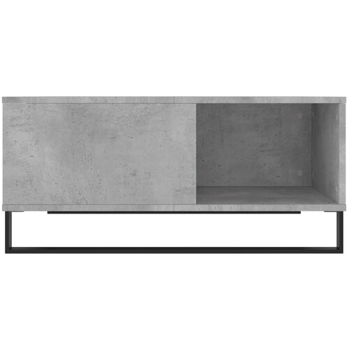  Stolić za kavu boja betona 80 x 80 x 36,5 cm konstruirano drvo Slike