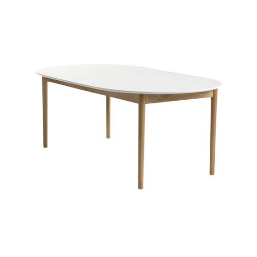 Trpezarijski sto Marstarand fi 110/110x200 bela ( 3601197 ) Slike