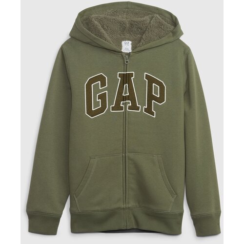 GAP Children's sweatshirt sherpa with logo - Boys Cijene