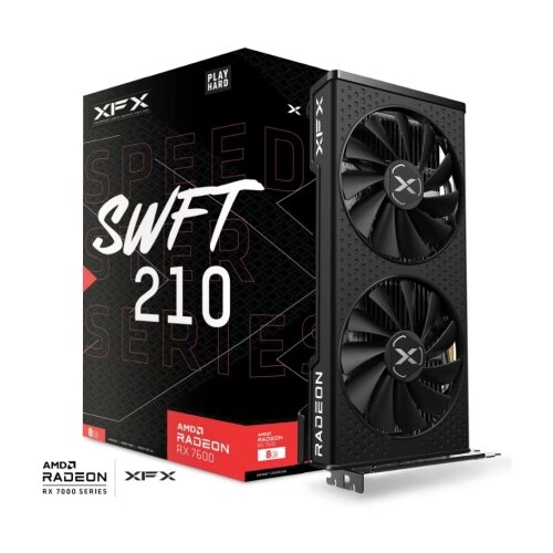 XFX AMD Radeon RX 7600 SPEEDSTER SWFT 8GB Slike
