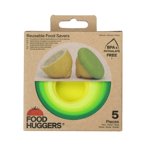Food Huggers Set silikonskih pokrovčkov v zeleni barvi Cene