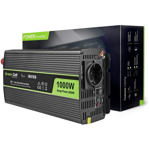 Green cell INV09 power adapter /inverter Auto 1000 W Black Cijene