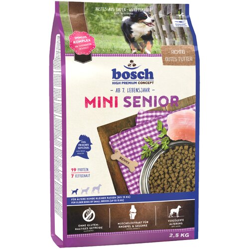 Bosch Mini Senior - Varčno pakiranje: 2 x 2,5 kg Cijene