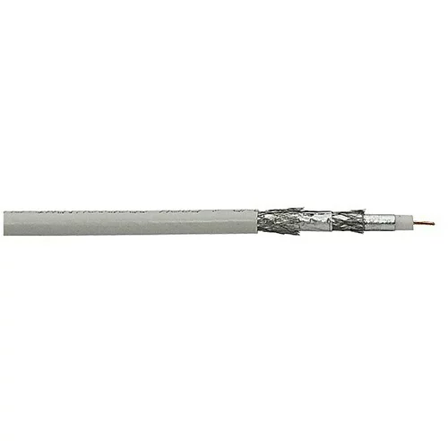 Koaksijalni kabel (50 m, Mjera zaštite: 120 dB, Bijele boje)