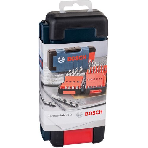 Bosch Set spiralnih burgija za metal PointTeq 18 kom T box Cene